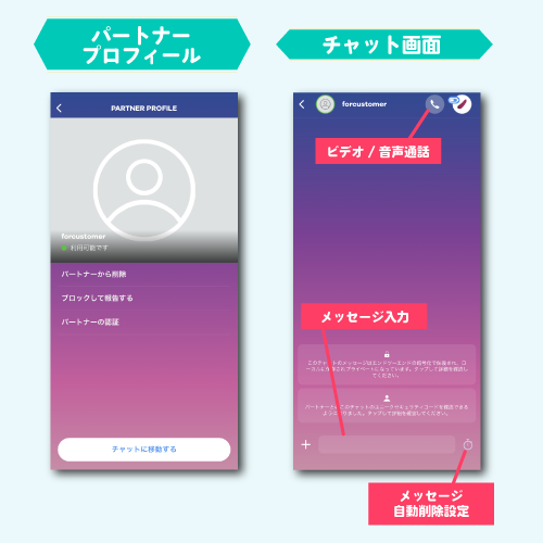 パートナーとプレイする